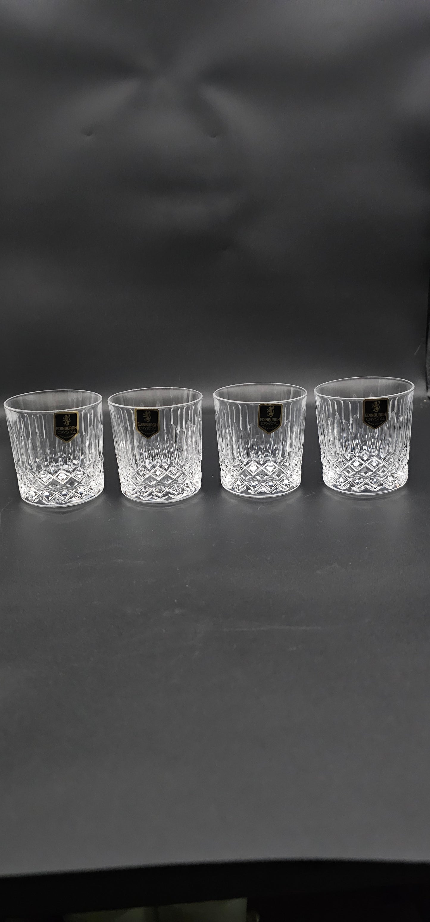 Set of 4 Edinburgh Crystal Appin small Whisky Tumblers 7oz