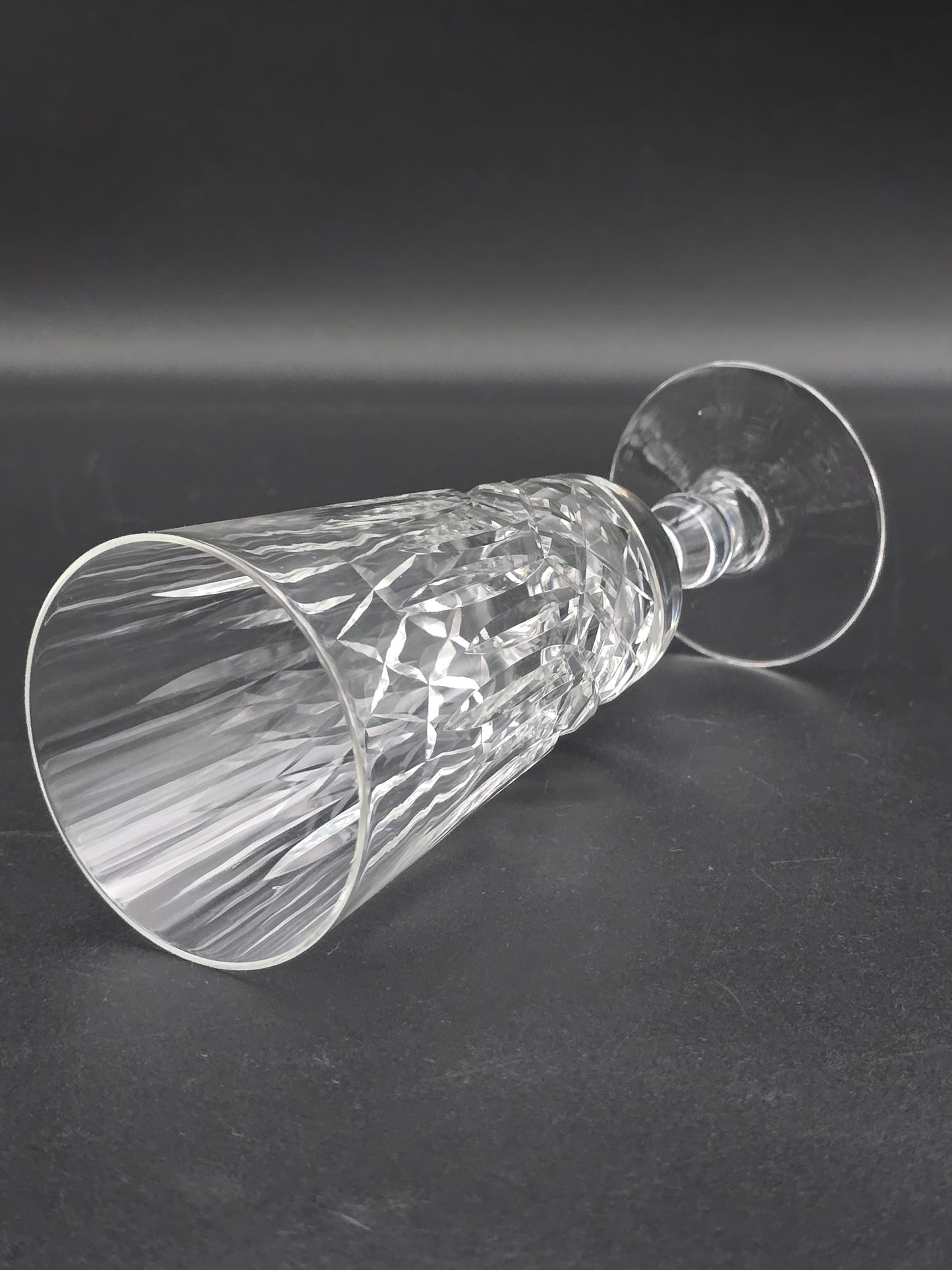 Set of 6 Vintage Crystal Champagne Flutes 200ml
