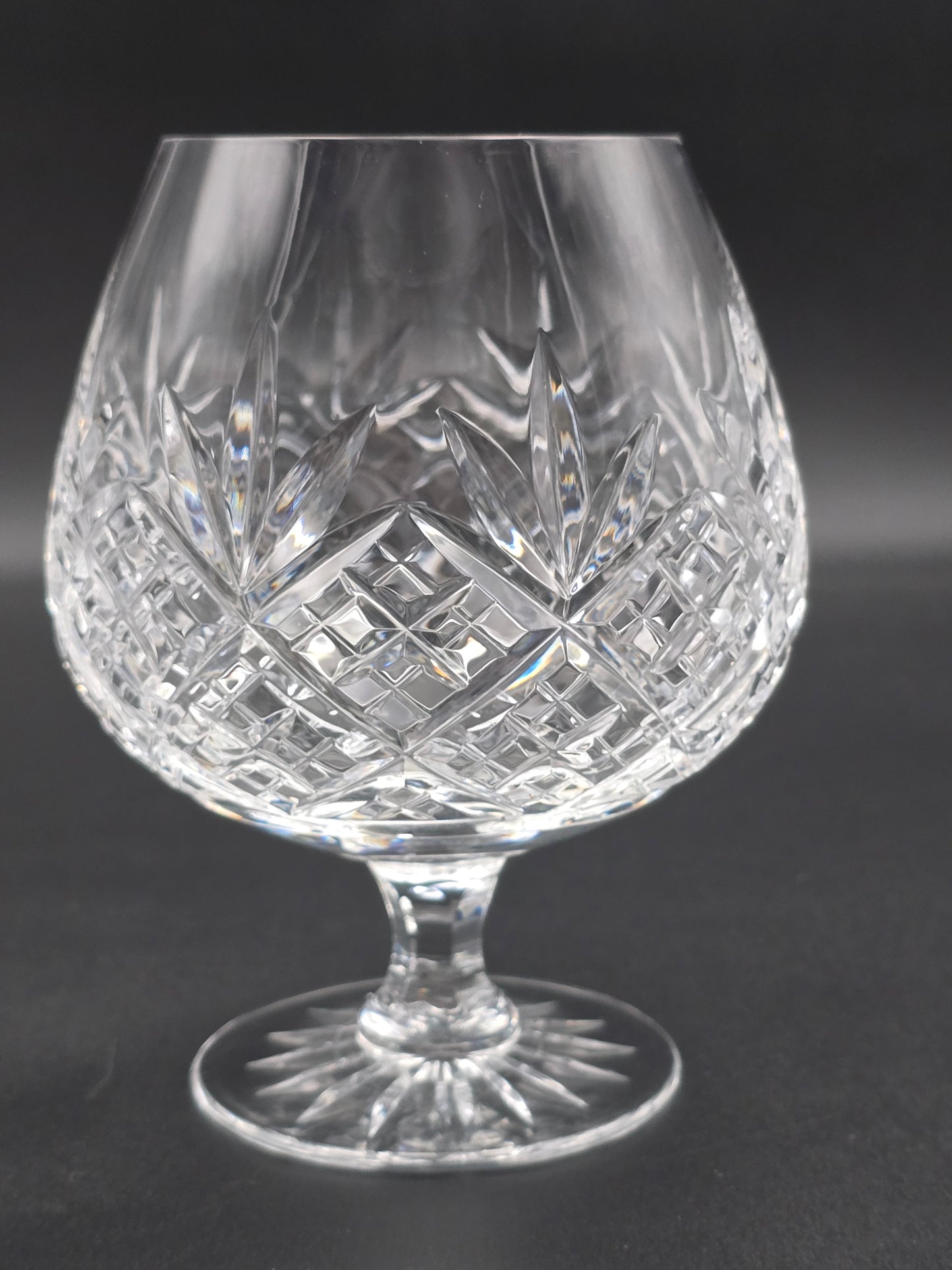 Set of 4 fine English Crystal large Brandy Balloons. 15oz