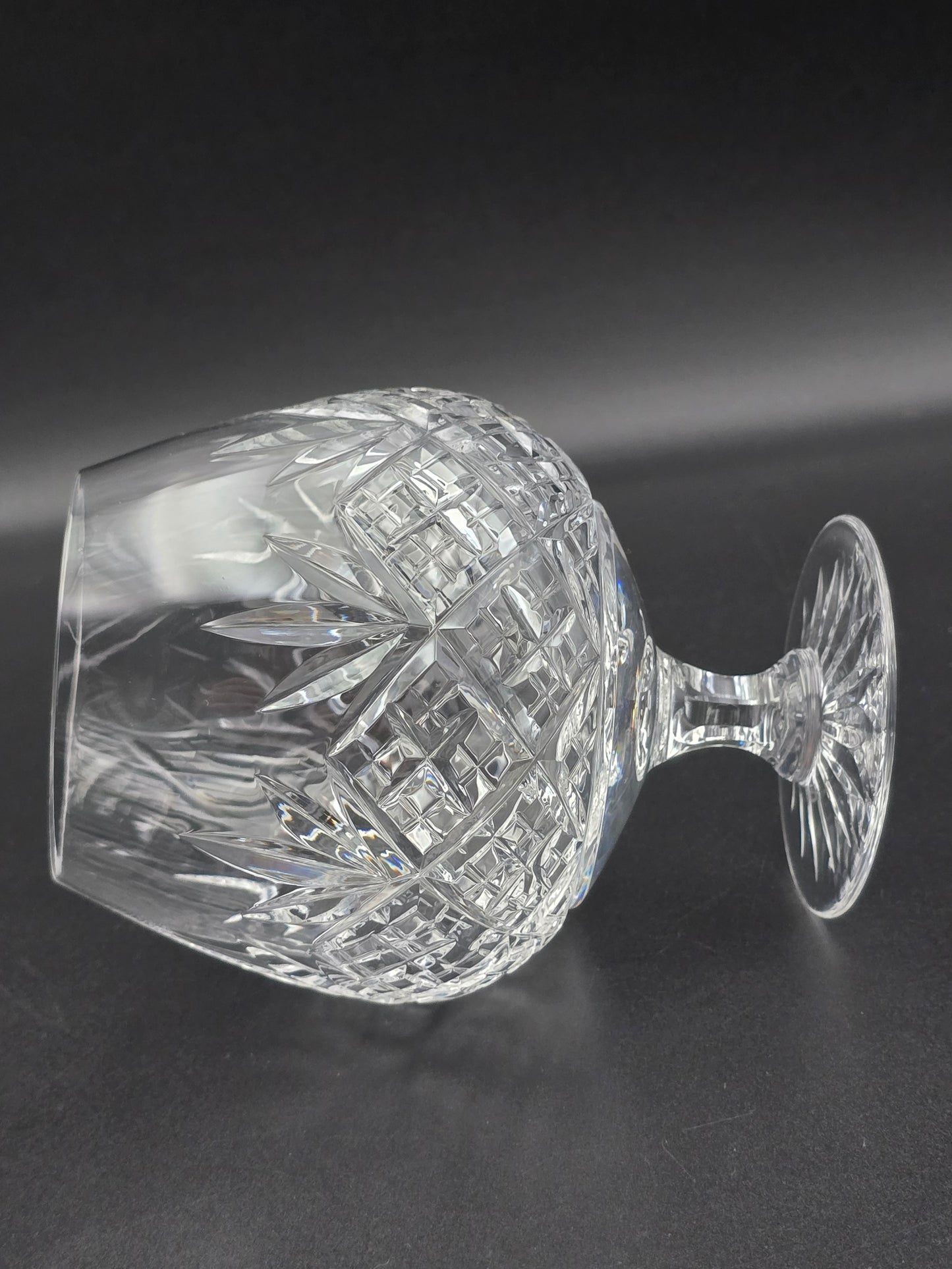 Set of 4 fine English Crystal large Brandy Balloons. 15oz