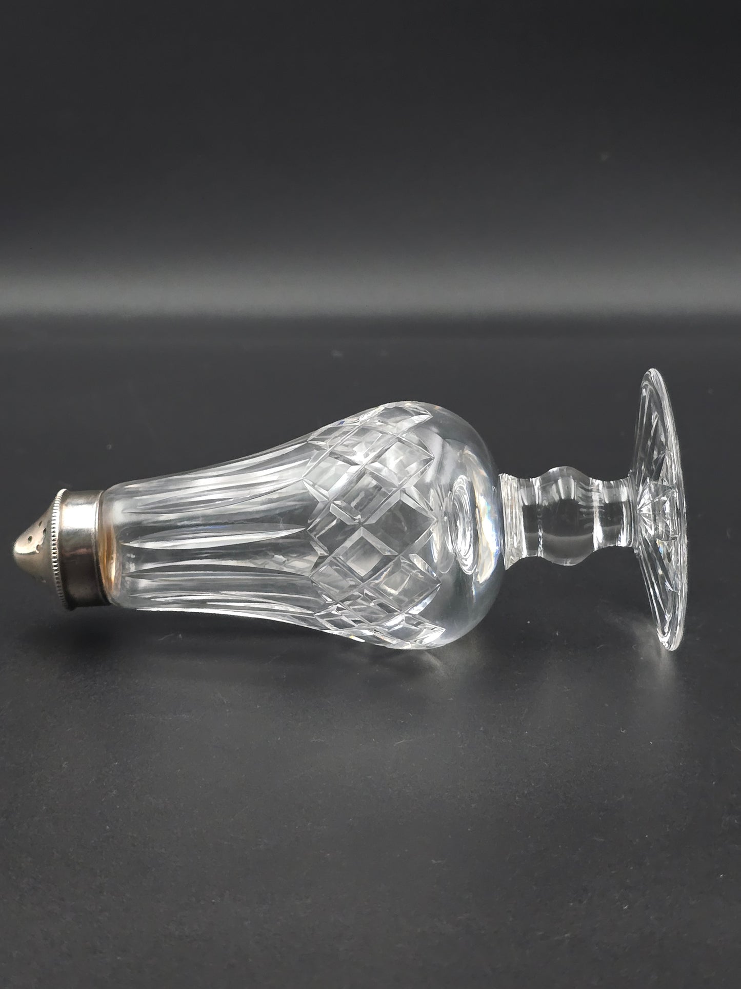 Waterford Lismore Crystal sugar / pepper shaker