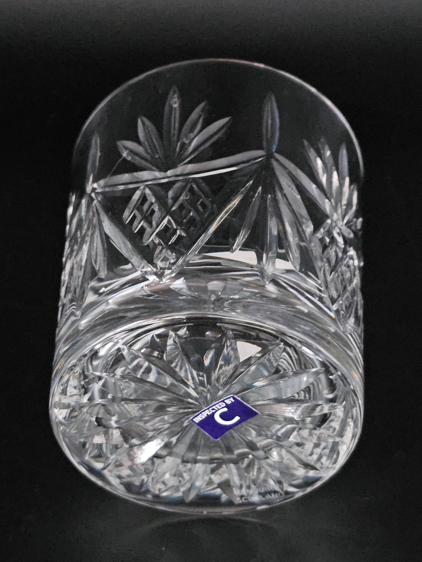 Set of 6 Edinburgh Crystal Tumblers. 7oz Beauly Pattern.