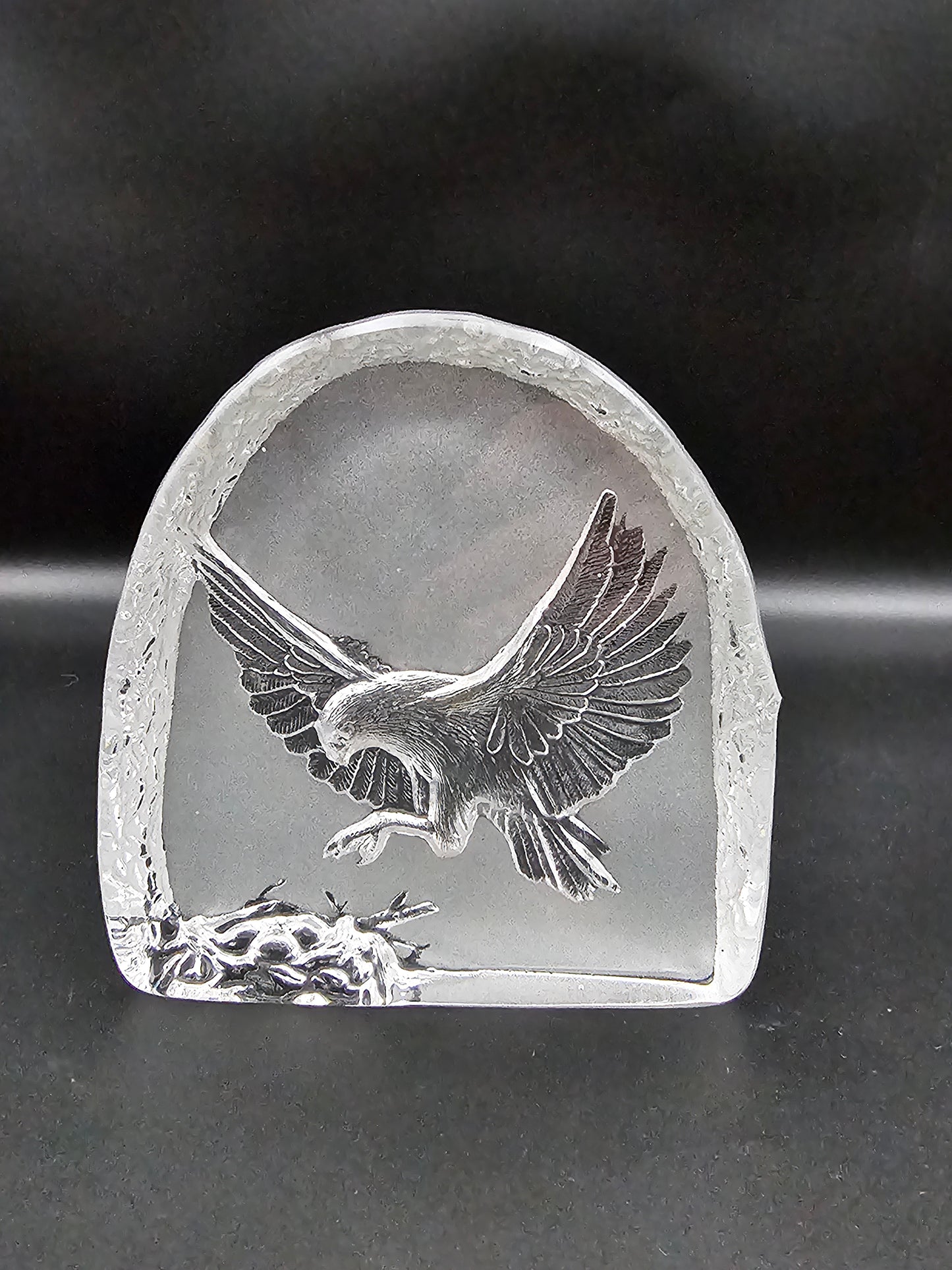 Edinburgh Crystal Eagle Paperweight ornament