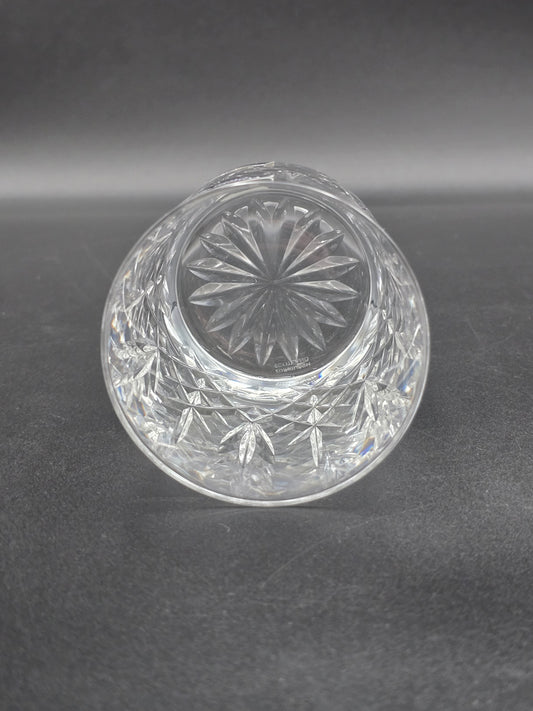 Set of 6 Vintage Edinburgh Crystal Lomond Pattern Crystal whisky tumblers. Boxed. 7oz