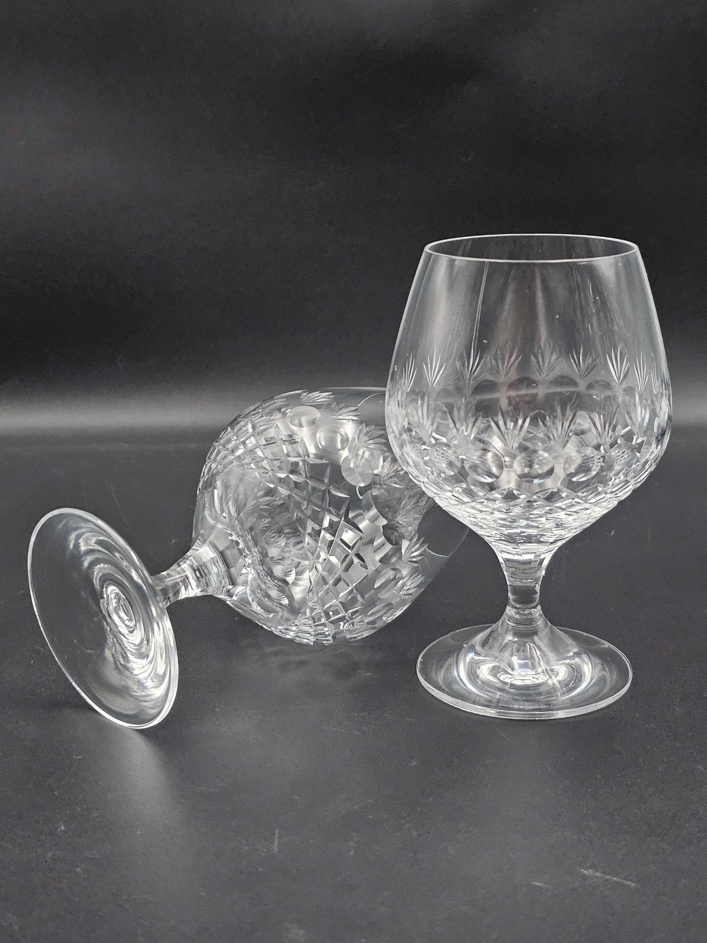 Beautiful vintage pair of Brandy Glasses 12oz