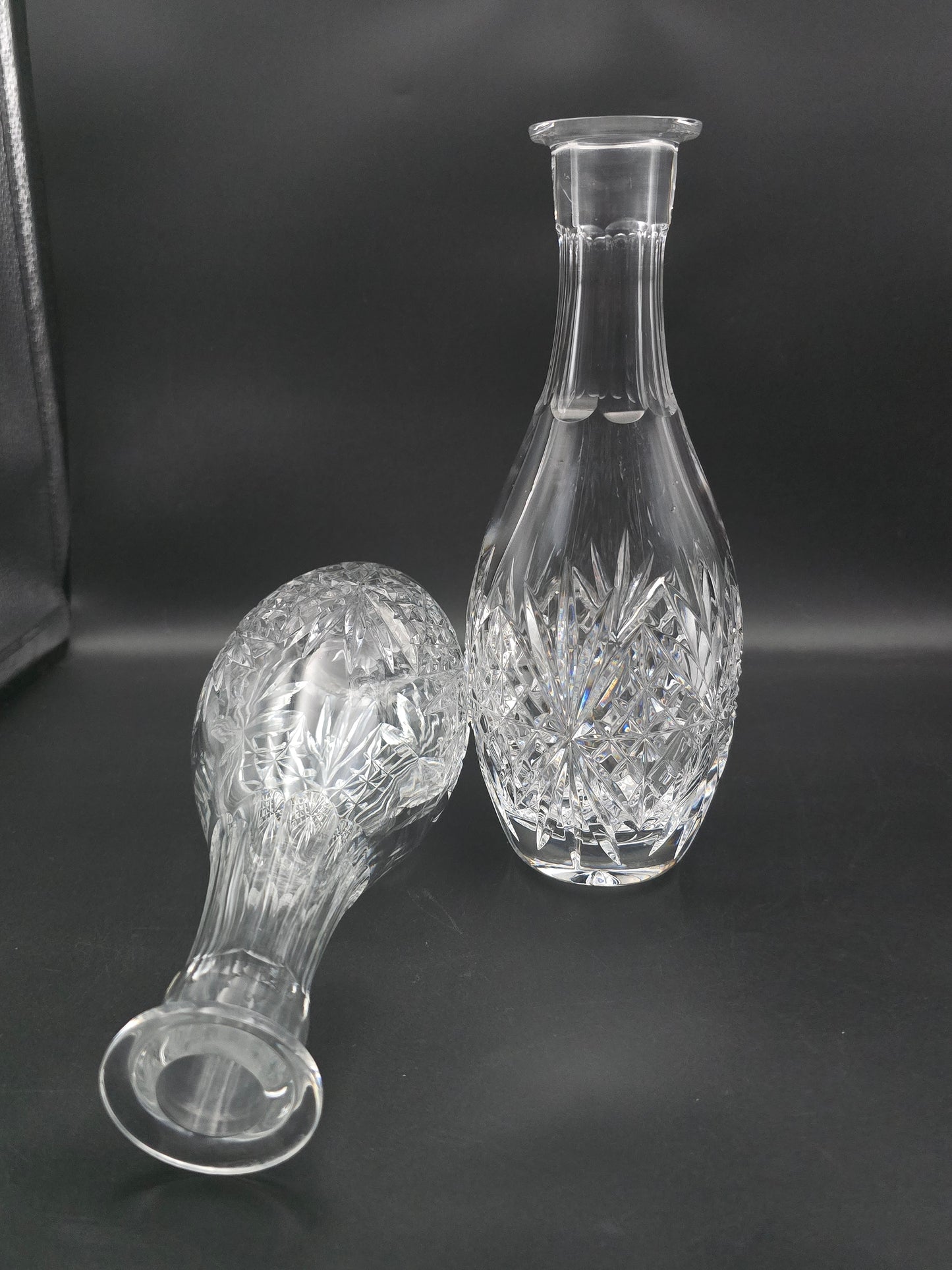Beautiful pair of Crystal Decanters