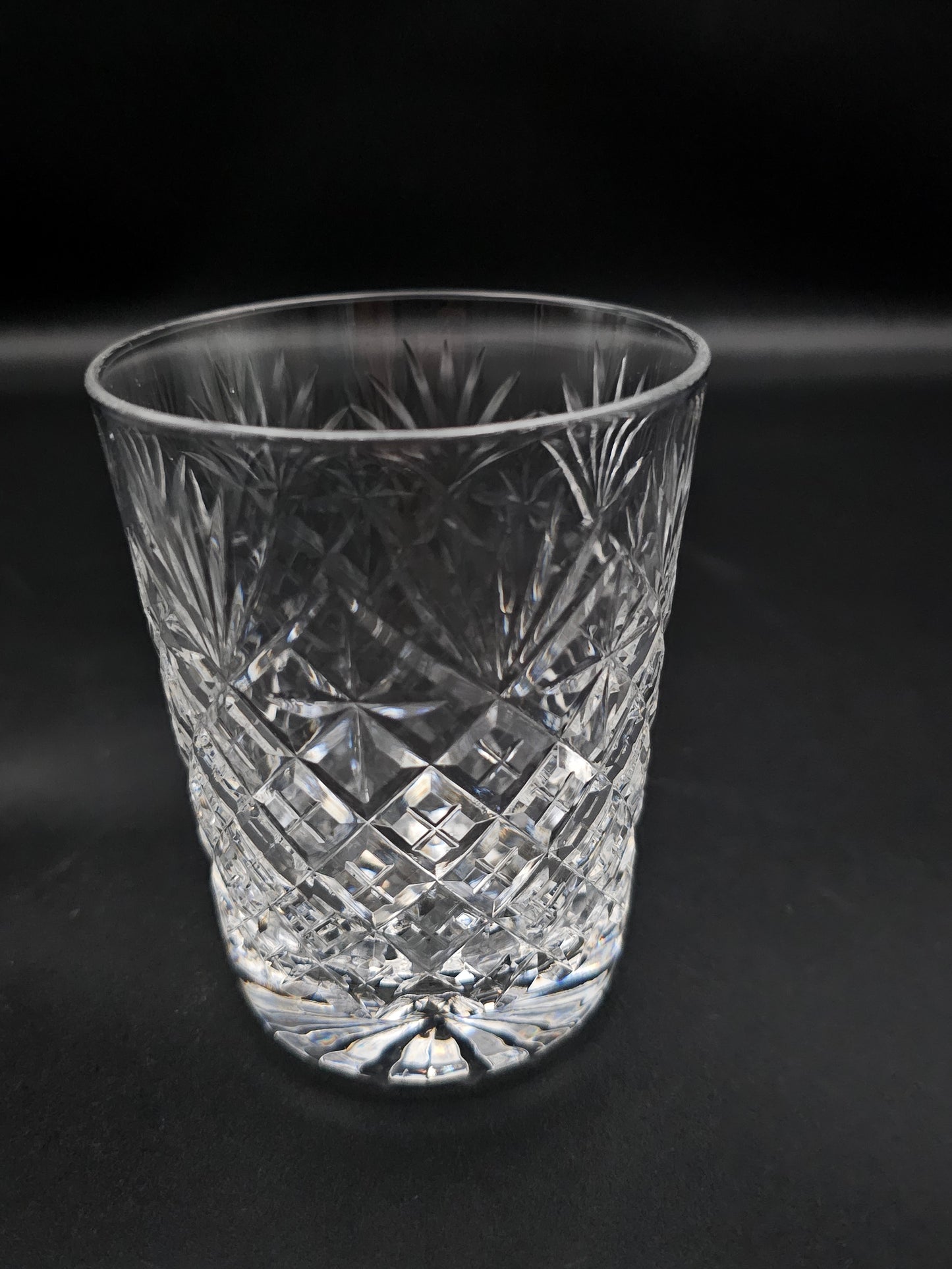 Beautiful set of 5 Crystal tumblers. 260ml 9oz