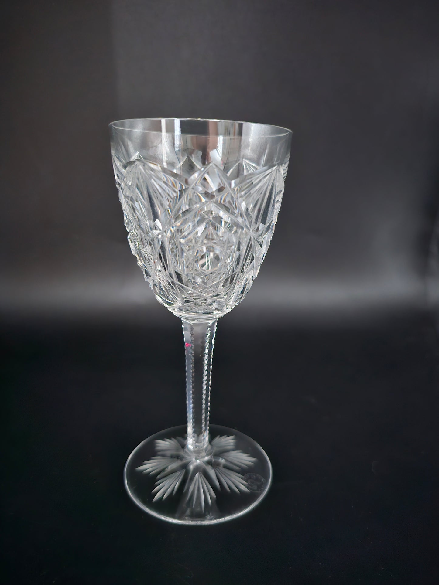 Single Baccarat Crystal Lagny Pattern Port Glass. 125ml