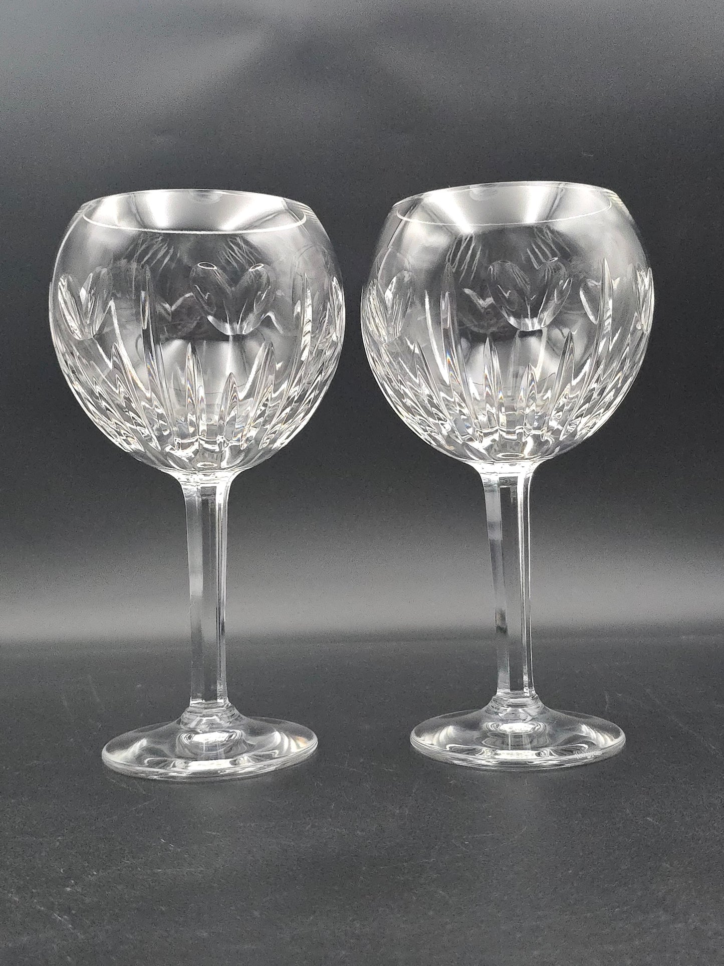 Waterford Crystal The Millennium Collection Toasting Goblets Pair. Second Toast - Love. Boxed.