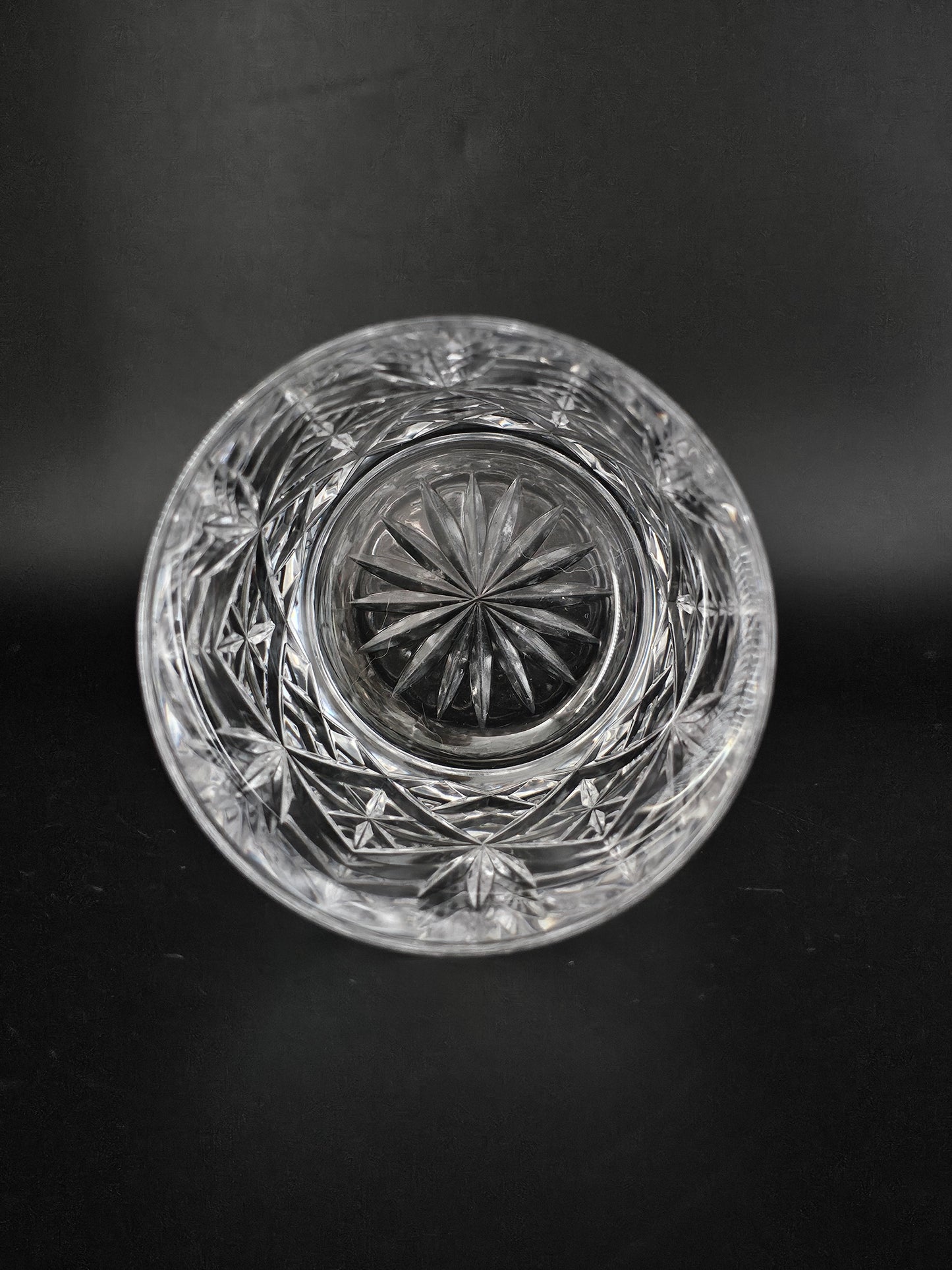 Set of 6 Vintage Crystal Tumblers. Ideal for Whisky, Water Juice or Spirits. 9oz