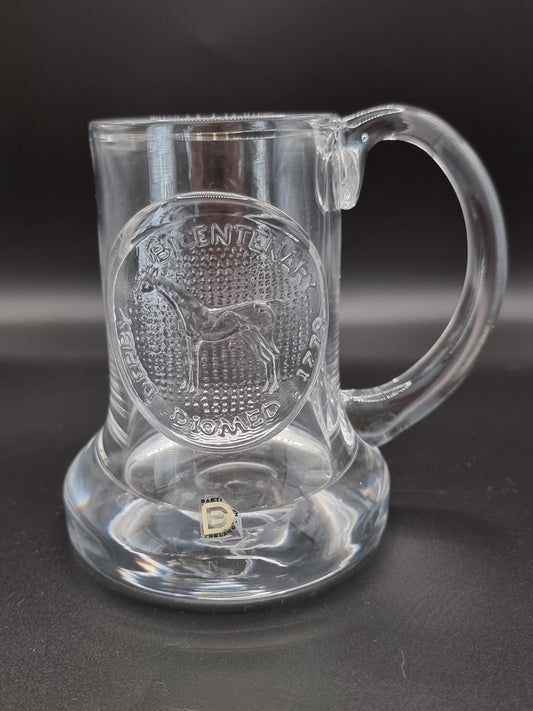 Dartington Crystal Tankard Diomed Derby 1979