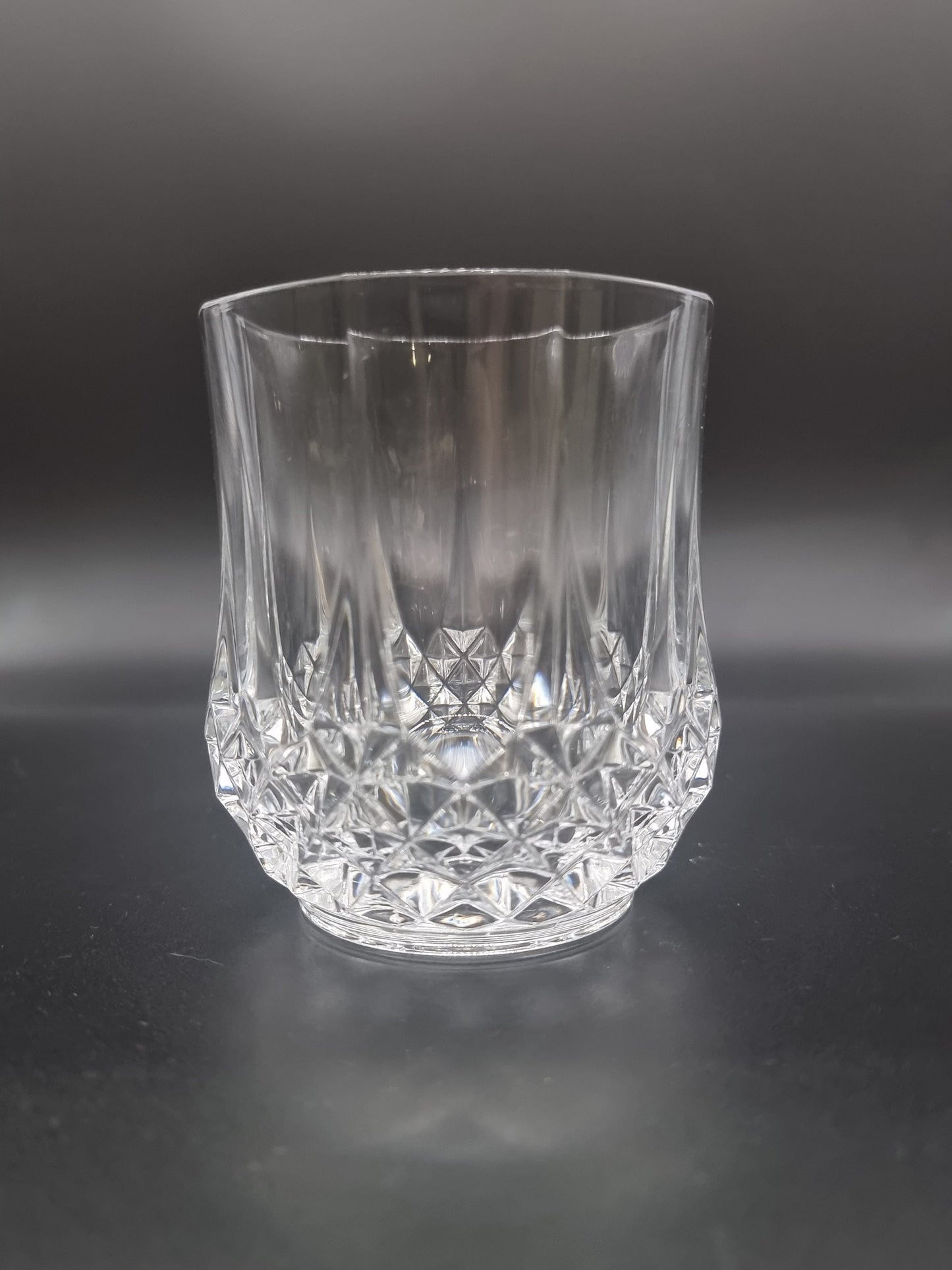 Set of 4 Vintage Crystal Glass Tumblers