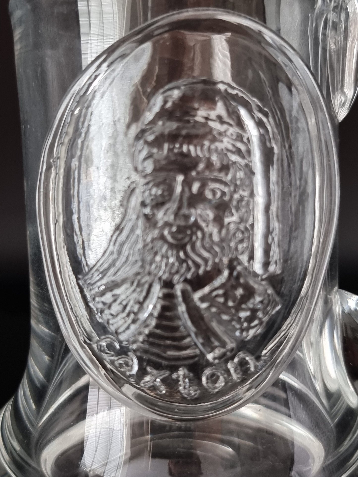 Dartington Crystal Tankard Caxton 1974