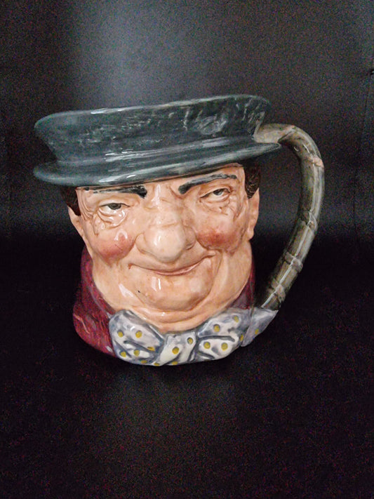 Vintage Royal Doulton Large Tony Weller Jug