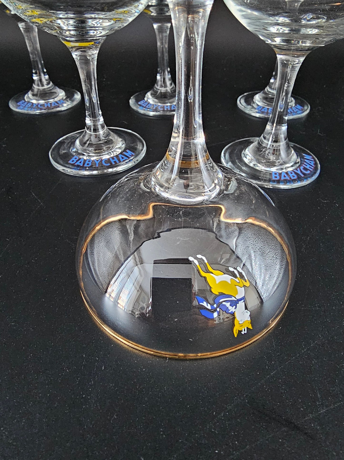 1970's Babycham coupes, set of 6