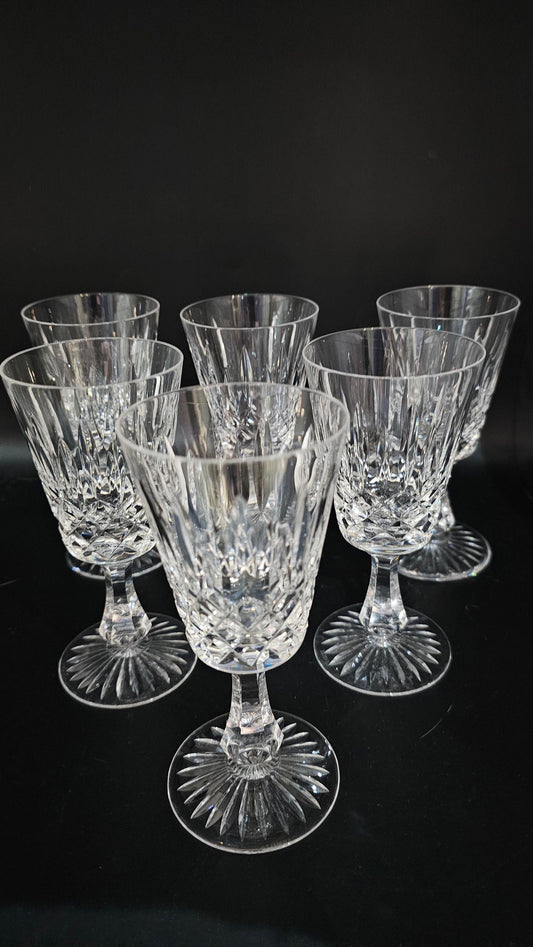 Stuart Crystal Glendevon Pattern Crystal Wine Glasses, Set of 6