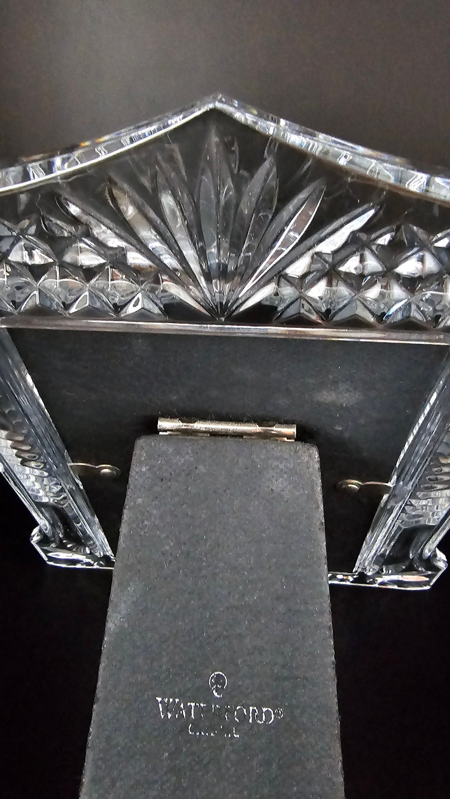 Waterford Crystal Abbeville Pattern 4x6 Photo picture frame