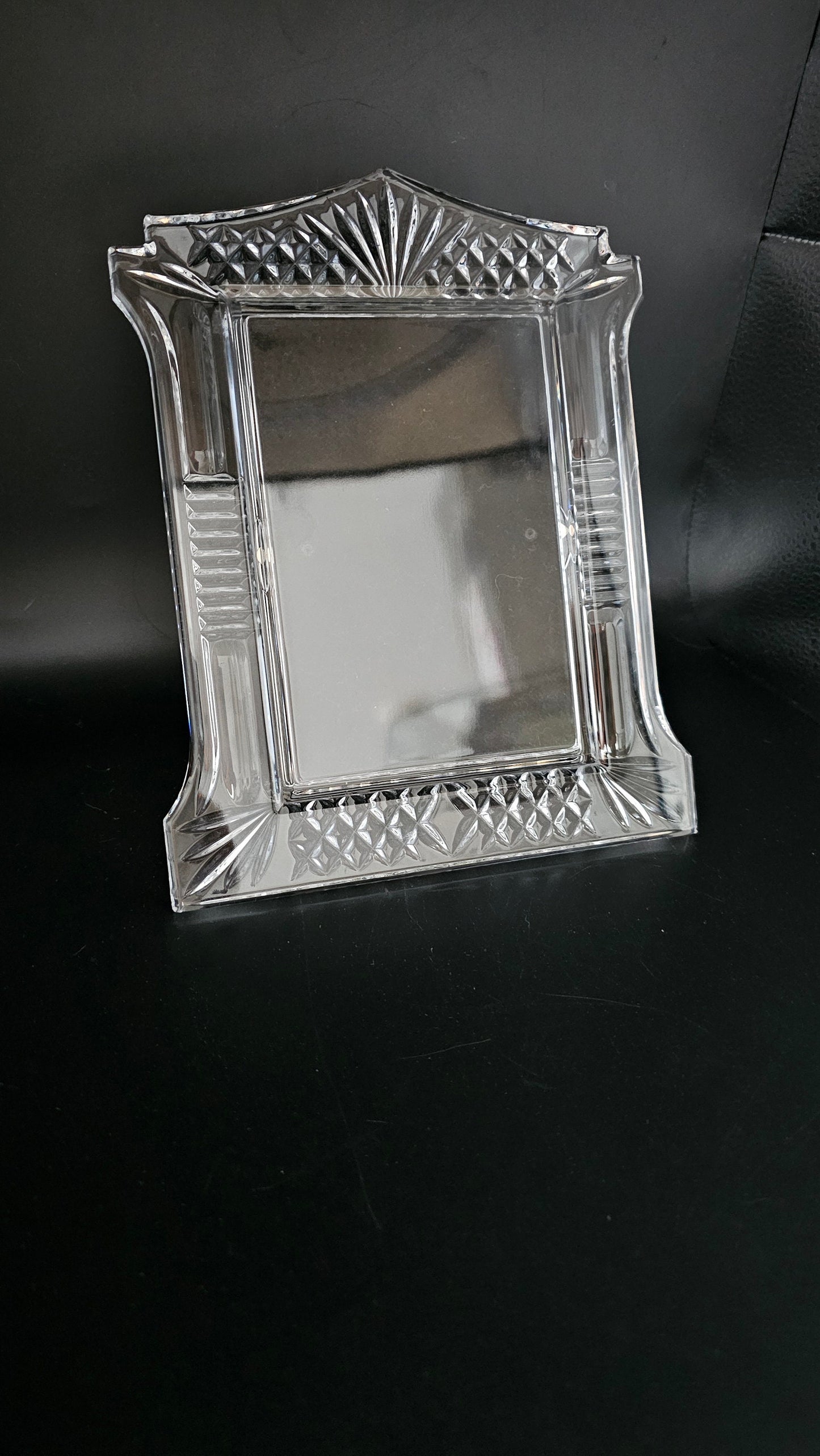 Waterford Crystal Abbeville Pattern 4x6 Photo picture frame