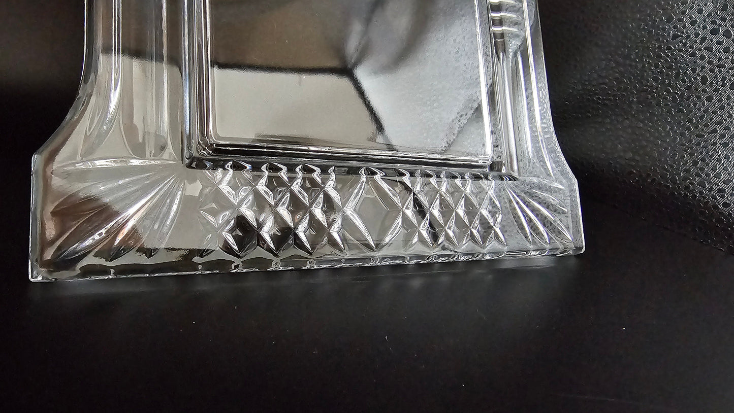 Waterford Crystal Abbeville Pattern 4x6 Photo picture frame